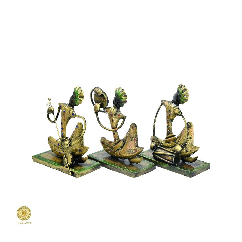 Antique Sitting Musician Table Cover - The Gharnish - A Unit of Satkala Creations