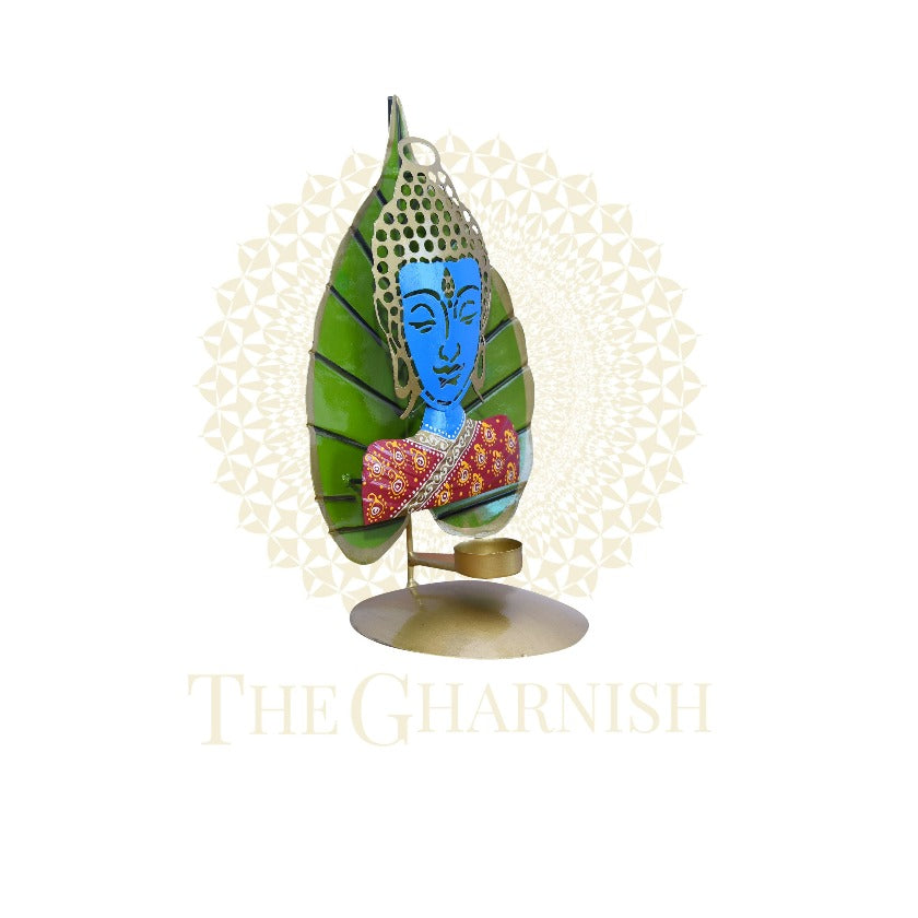 Buddha Paan Diya Table Decor - The Gharnish - A Unit of Satkala Creations