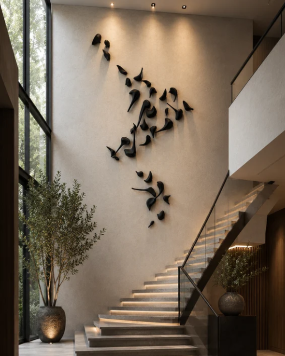 Flight of Freedom Wall Sculpture | Luxury 3D Wall Art