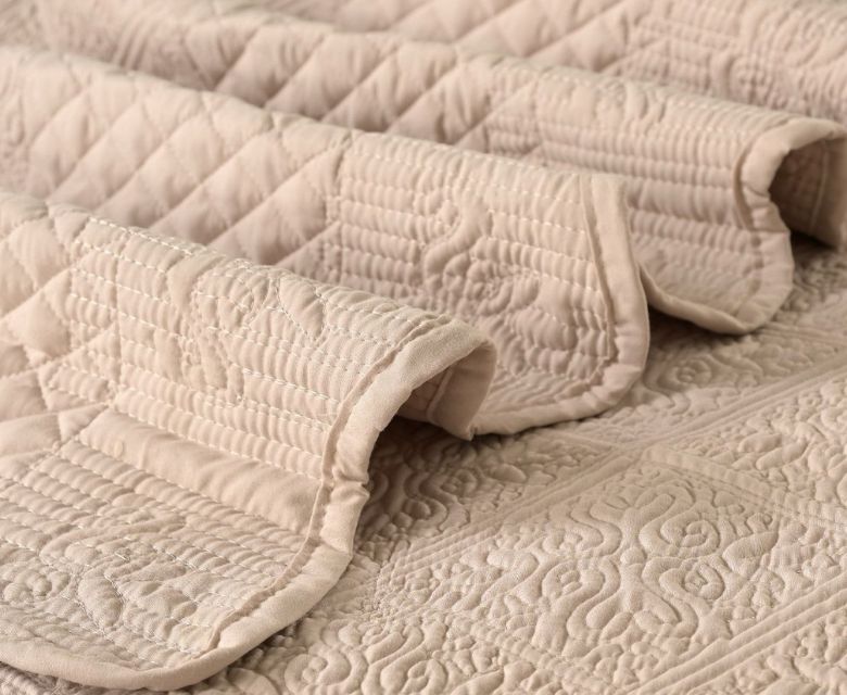 Serenity Quilted Bedspread Set – 3 Pcs | Luxe Comfort for Modern Living - The Gharnish - A Unit of Satkala Creations