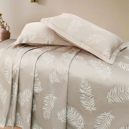 Egyptian Cotton 400 TC king size Bedsheet set of 3 - The Gharnish - A Unit of Satkala Creations