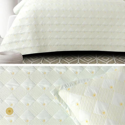 Coordinated Panel Pillow Concept Bedsheet - The Gharnish - A Unit of Satkala Creations