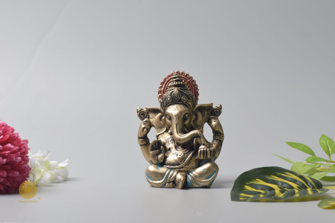 Mini Ganesha Statue - The Gharnish - A Unit of Satkala Creations