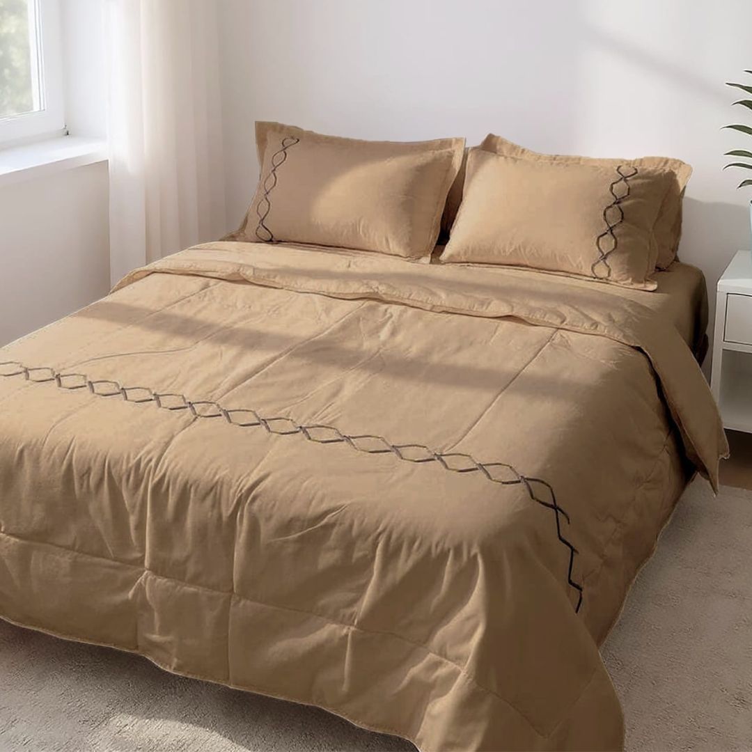 Elegant Soft Cotton Joint Free Imported Embroidery Series - The Gharnish - A Unit of Satkala Creations