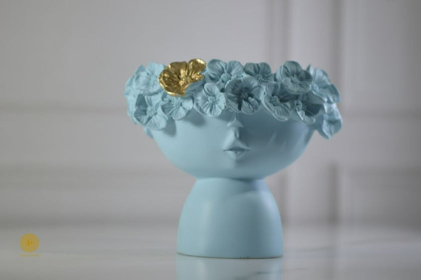 Charming Woman Face Vase