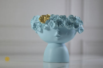 Charming Woman Face Vase