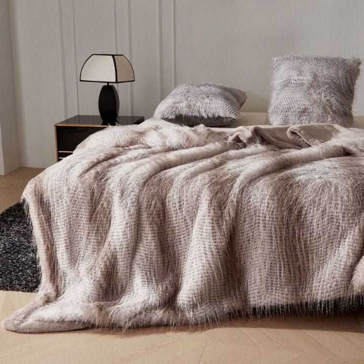Zurich Korean Cashmere Luxury Blanket for Heavy WInters - The Gharnish - A Unit of Satkala Creations