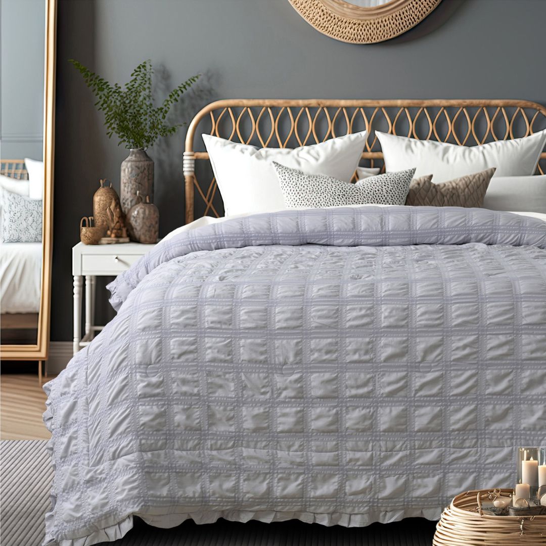 Soft an Stylish Designer Quilted Comforter - The Gharnish - A Unit of Satkala Creations