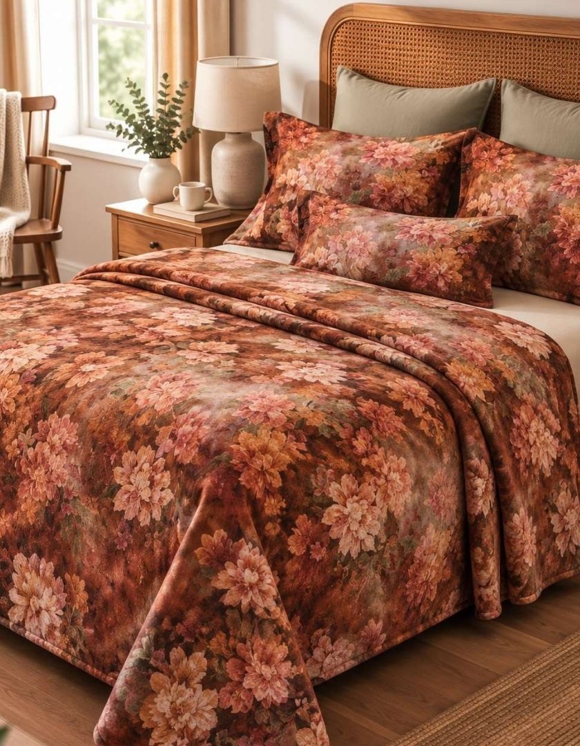 Super Soft Snow Faux Premium Warm Bedsheet Set