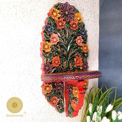 Wooden Wall Stand Hangings - The Gharnish - A Unit of Satkala Creations