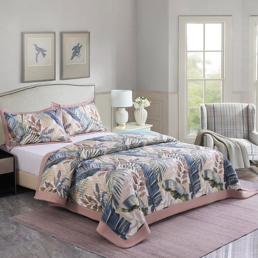 Ultra king bedcover with 2 pillow covers repeat version