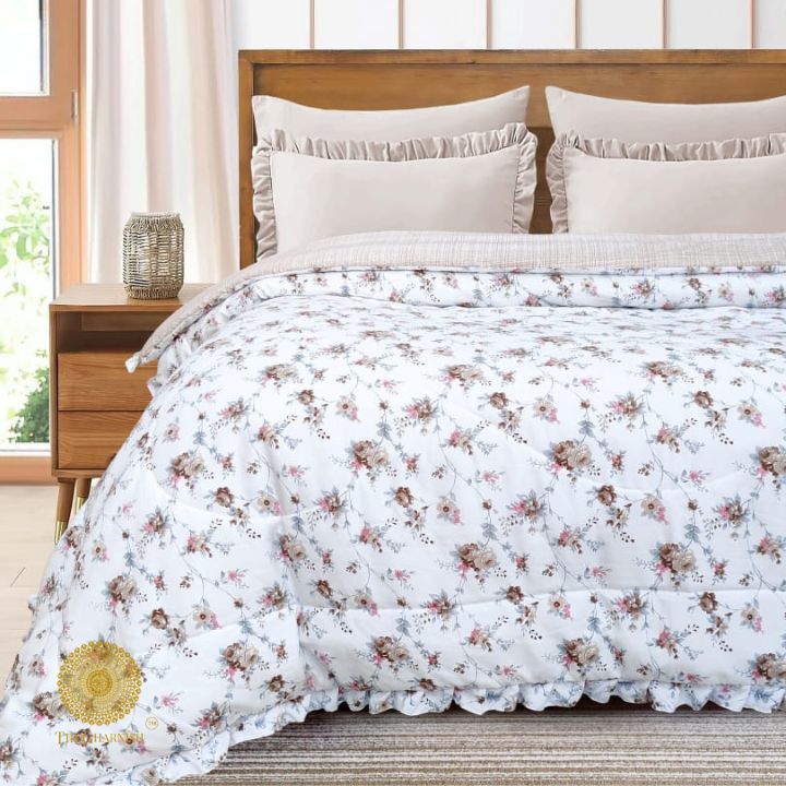 Zoya Cotton Feel Comforter with Frill