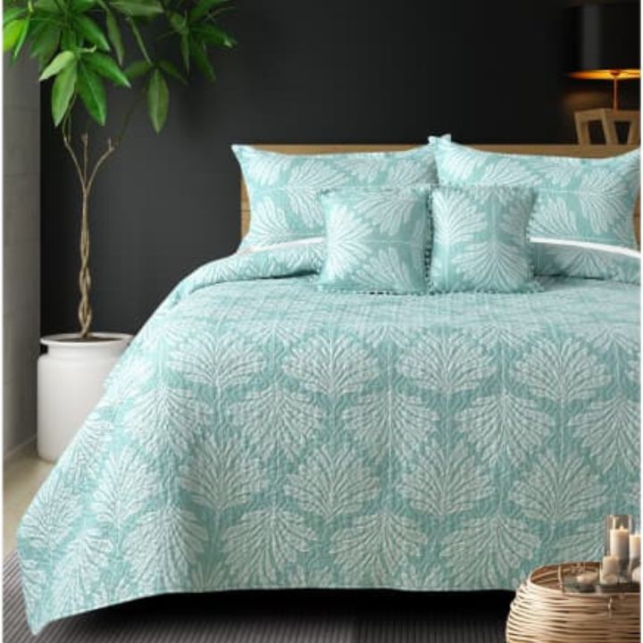 Premium & Imported 5 Pcs Quilted Bedcover Set - The Gharnish - A Unit of Satkala Creations