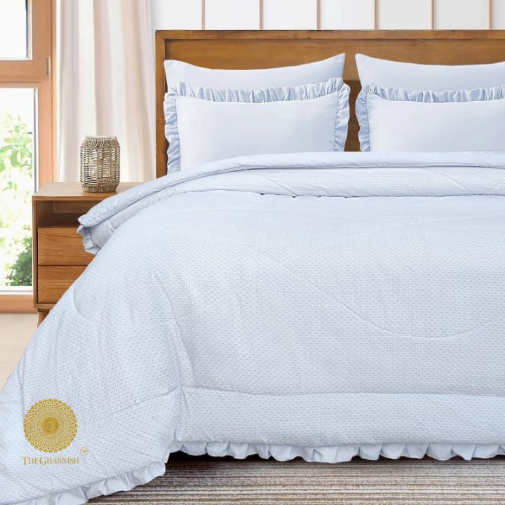 Zoya Cotton Feel Comforter with Frill