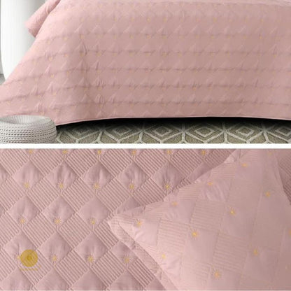 Coordinated Panel Pillow Concept Bedsheet - The Gharnish - A Unit of Satkala Creations