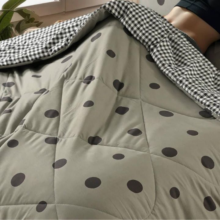 Ultimate & Stylish 4 Pieces Polka Dot Comforter Set - The Gharnish - A Unit of Satkala Creations