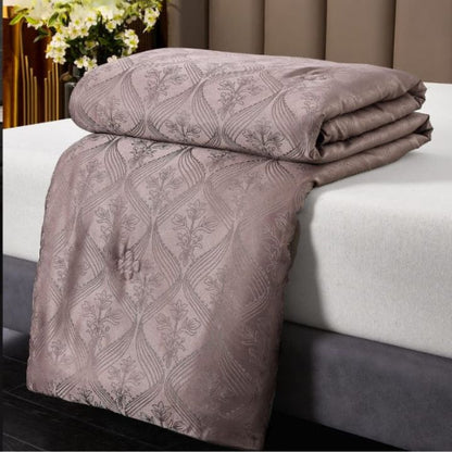 4-Piece Jacquard Fabric Comforter Set – Luxurious Elegance for Your Bedroom - The Gharnish - A Unit of Satkala Creations