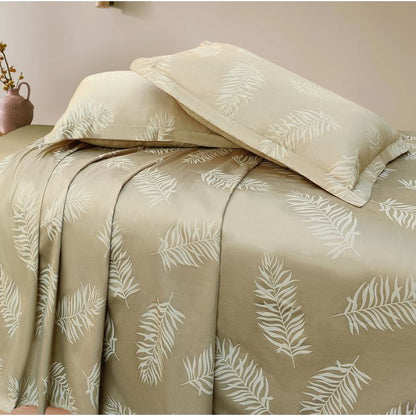 Egyptian Cotton 400 TC king size Bedsheet set of 3 - The Gharnish - A Unit of Satkala Creations