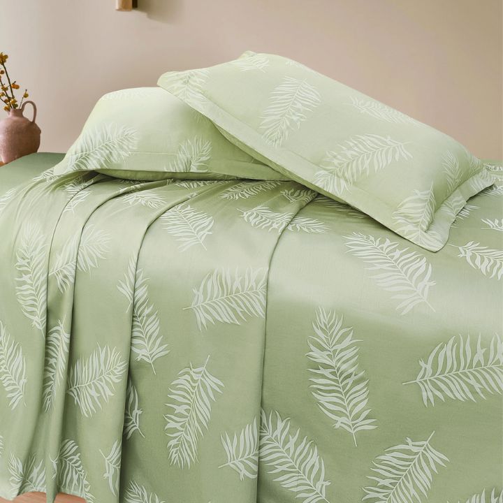 Egyptian Cotton 400 TC king size Bedsheet set of 3 - The Gharnish - A Unit of Satkala Creations
