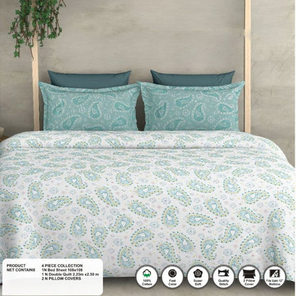 Pure Cotton King Size Dohar Set - The Gharnish - A Unit of Satkala Creations