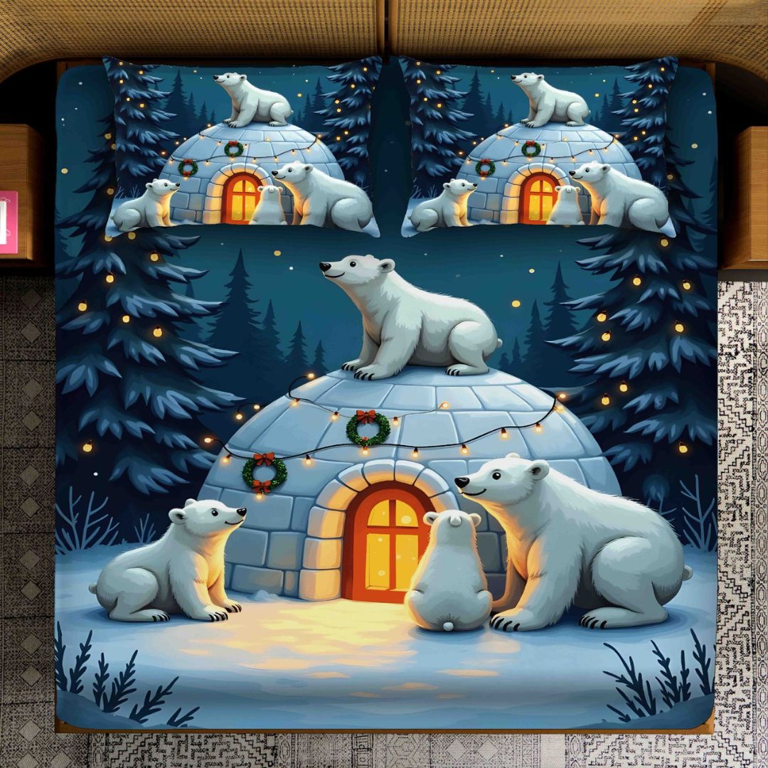 Labubu Doll 7D Print Bedsheet for Kids - The Gharnish - A Unit of Satkala Creations