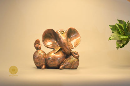 Rustic Ganesha Statue