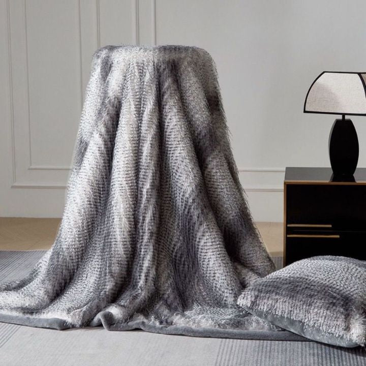 Zurich Korean Cashmere Luxury Blanket for Heavy WInters - The Gharnish - A Unit of Satkala Creations