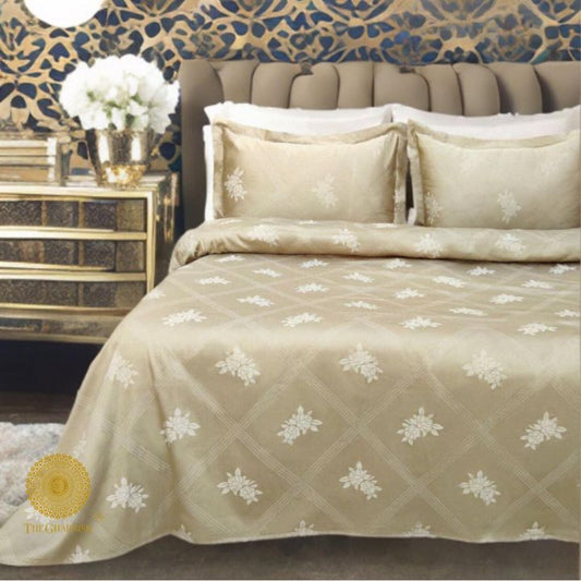 Metro Luxe King Size 400 TC Cotton Bedsheet