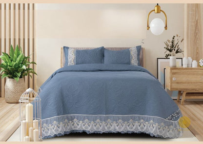 Lagos Quilted 3 Pcs Bedding Set