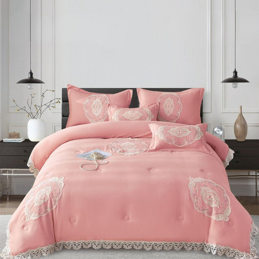 Serenity 6 Pcs Luxury & Premium Bedding Set - The Gharnish - A Unit of Satkala Creations