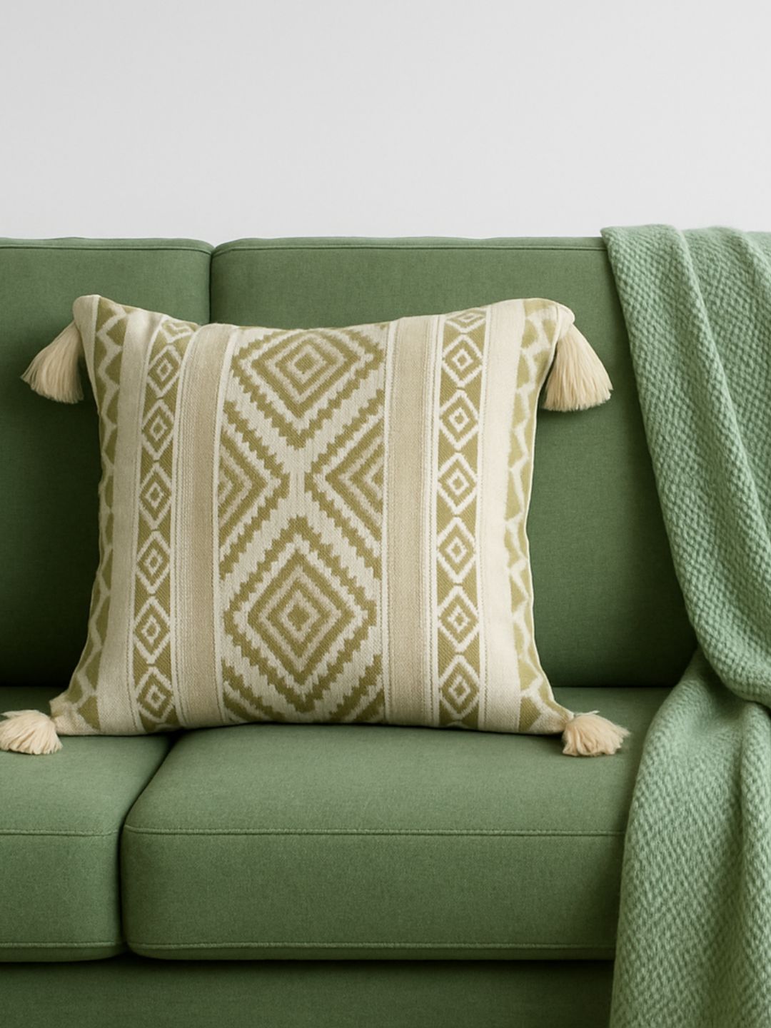 Handblocked Imported 100% Pure Cotton Cushion Covers - The Gharnish - A Unit of Satkala Creations