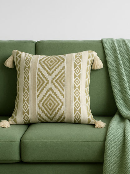 Handblocked Imported 100% Pure Cotton Cushion Covers - The Gharnish - A Unit of Satkala Creations