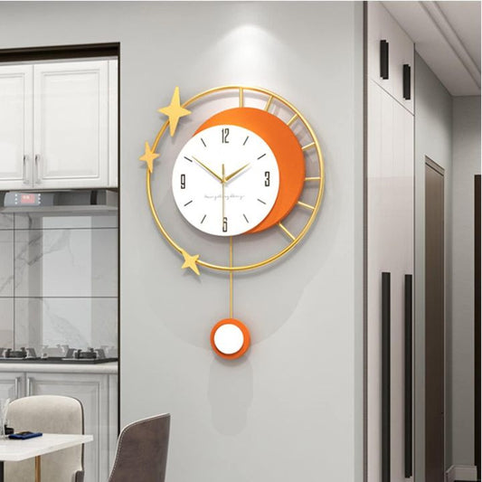 Designer Contemporary Wall Clock (16x23 Inches)