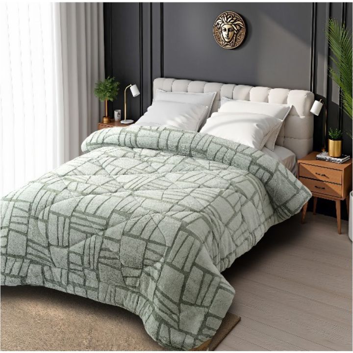 Rabbit Fur Embossed Winter Quilt - A Statement - The Gharnish - A Unit of Satkala Creations