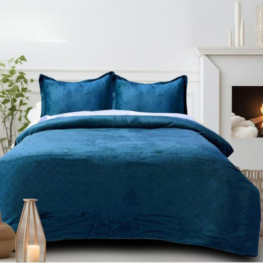 Vegas Supersoft Velvet Premium Warm King Size Bedding Set