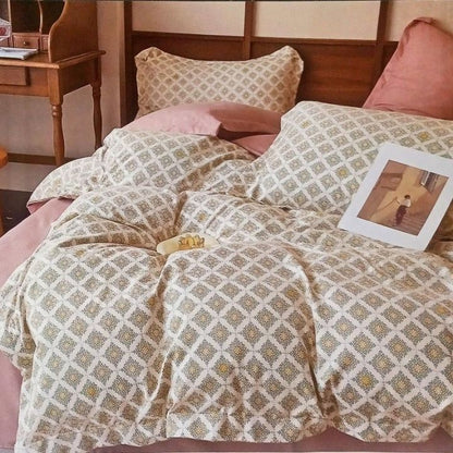 3 Pcs Double Super Soft and Breathable Bedsheet Set - The Gharnish - A Unit of Satkala Creations