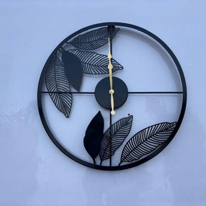 Minimalist Decorative Wall Clock for Living Room & Office - The Gharnish - A Unit of Satkala Creations