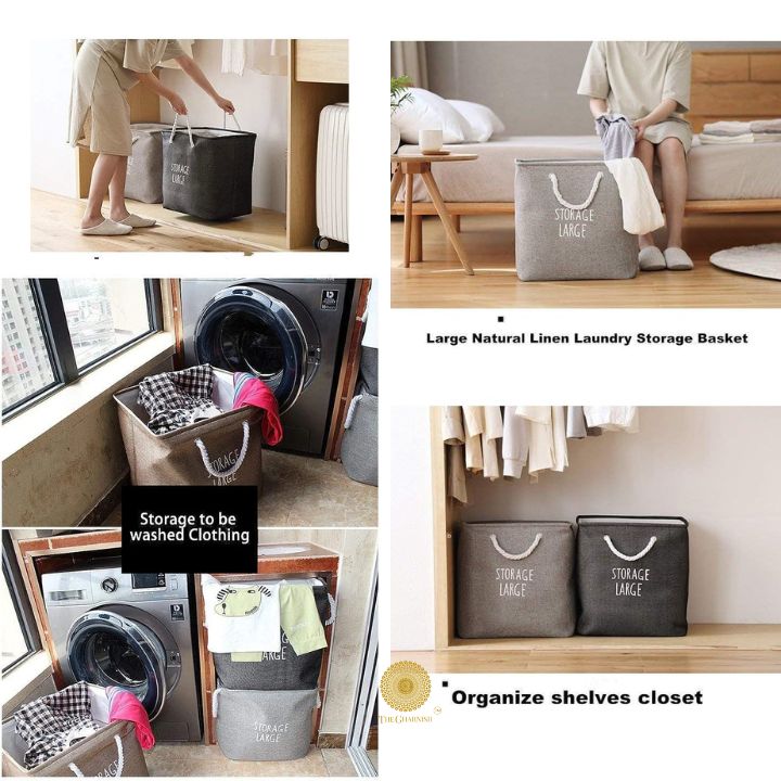 Solid Multipurpose Laundry Basket