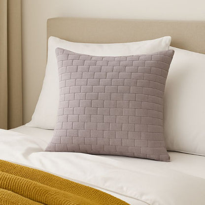 Brick Pattern Premium Heavy Cushion Cover - The Gharnish - A Unit of Satkala Creations