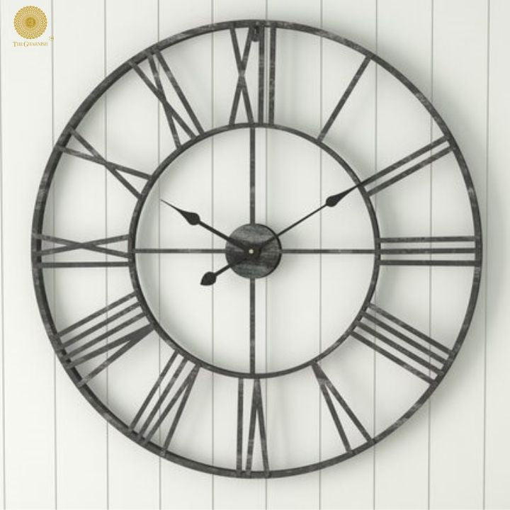 Roman Metal Wall Clock (24 Inches Dia)
