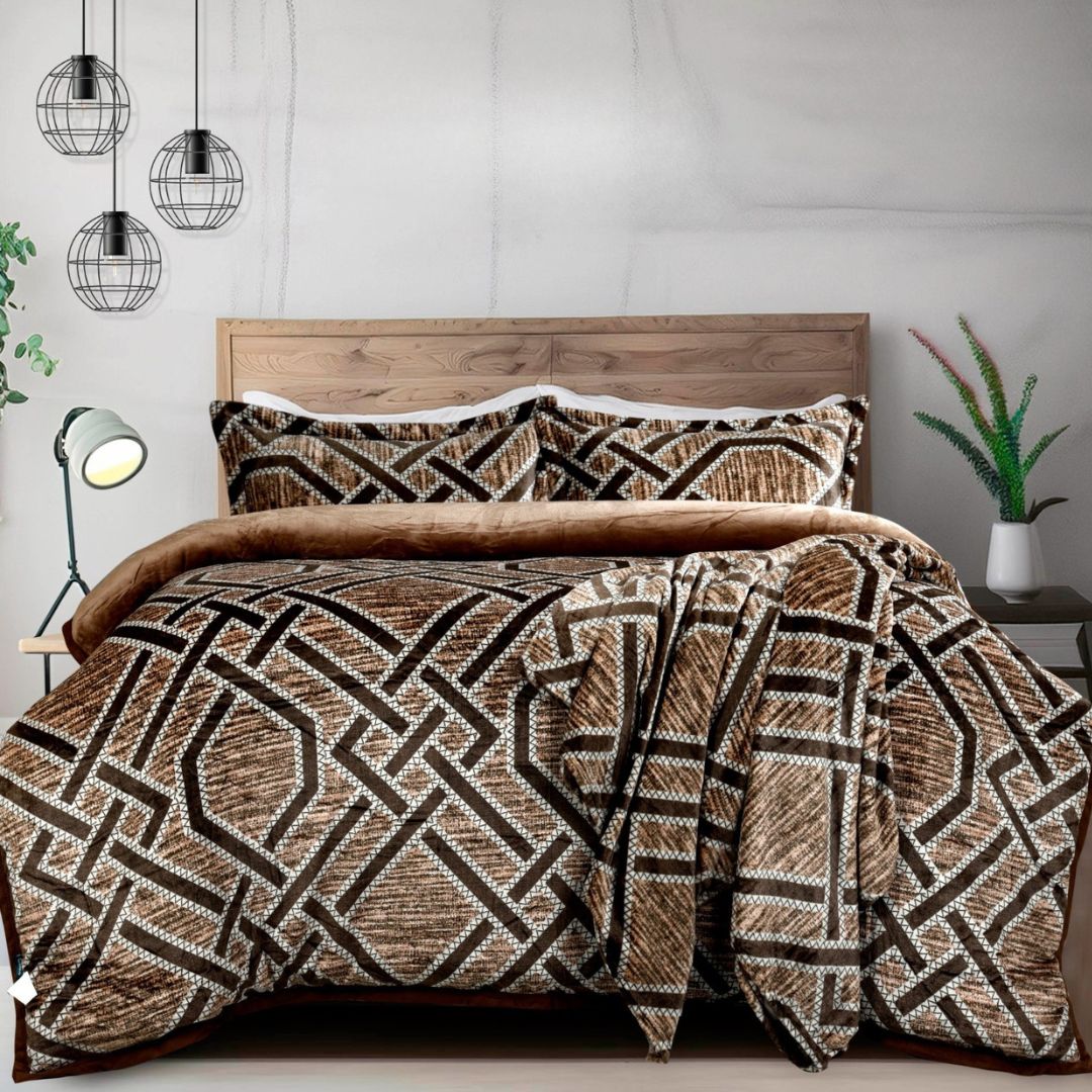 Hilsa 3 Pcs Winter bedding set - The Gharnish - A Unit of Satkala Creations