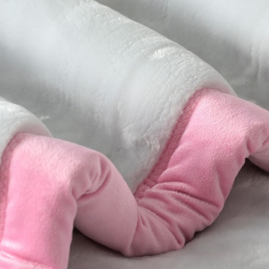 Ivory Premium Cloudy Double Ply Winter Blanket - The Gharnish - A Unit of Satkala Creations