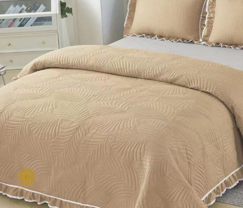 Ultrasonic Premium Bedding Set With Lace and Frill