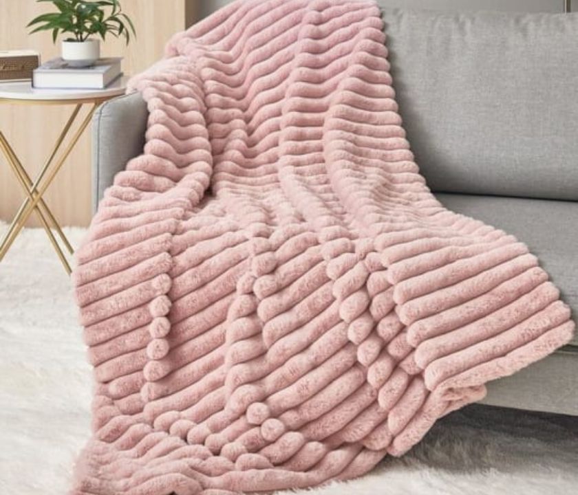 Rabbit Fur Super Soft Blanket / Imported premium Blanket Collection - The Gharnish - A Unit of Satkala Creations