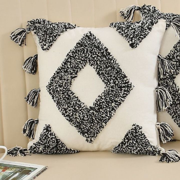 Handcrafted Boho Cushion Cover