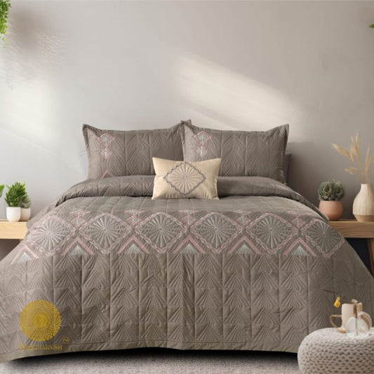 Timoli Classy4 Pcs Quilted Bedding Set