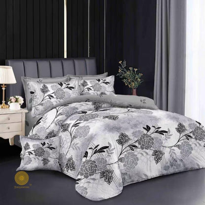 Black Forest 4 Pieces  REVERSIBLE Comforter Set