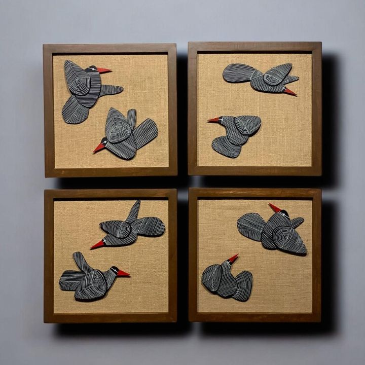 Wooden Bird Wall Art – Nature’s Elegance on Your Walls - The Gharnish - A Unit of Satkala Creations