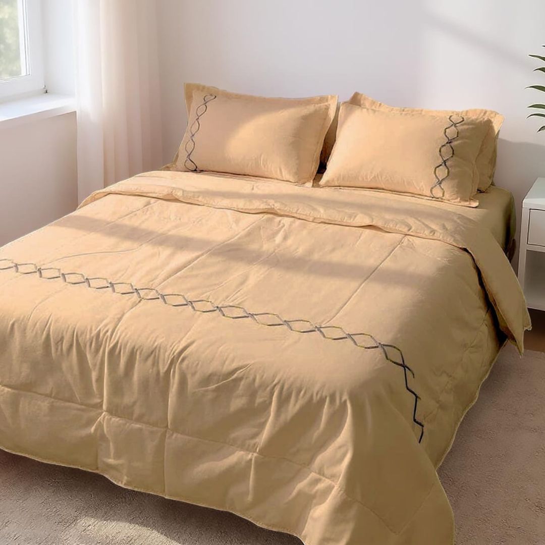 Elegant Soft Cotton Joint Free Imported Embroidery Series - The Gharnish - A Unit of Satkala Creations