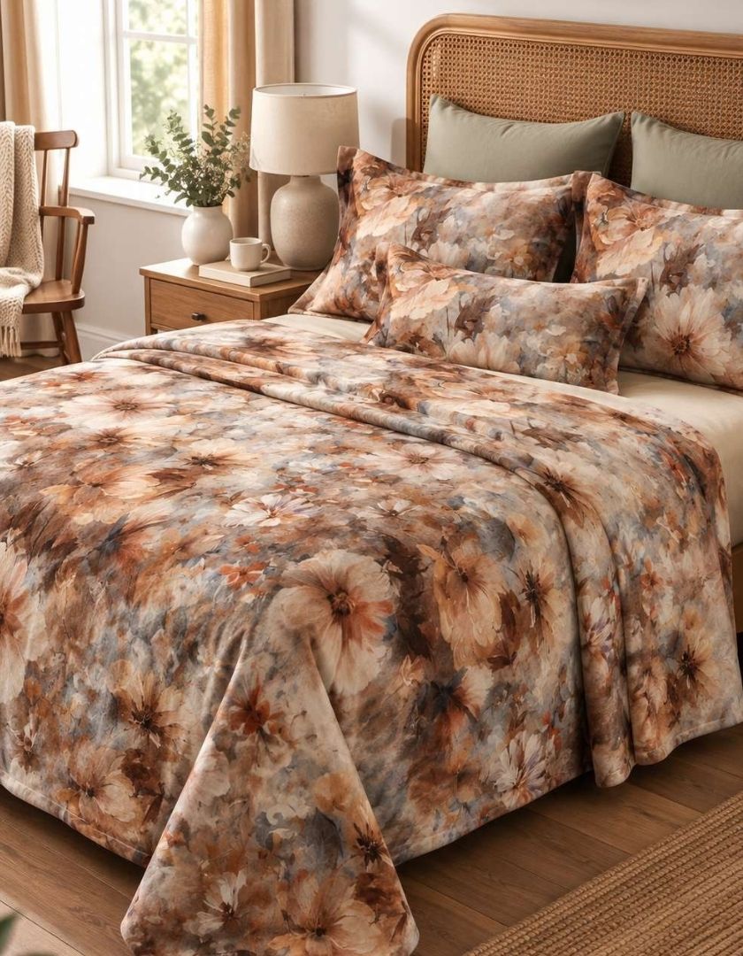 Super Soft Snow Faux Premium Warm Bedsheet Set